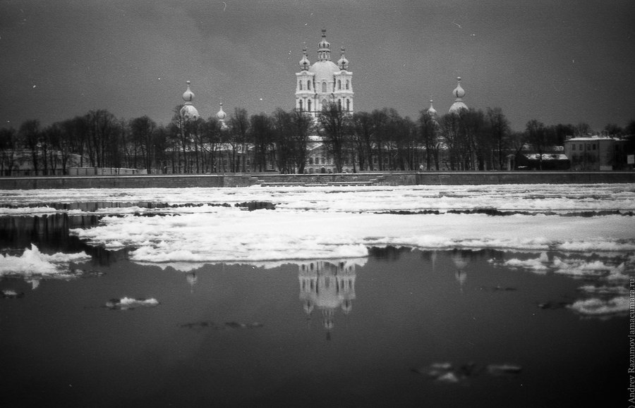 Черно белый Санкт-Петербург