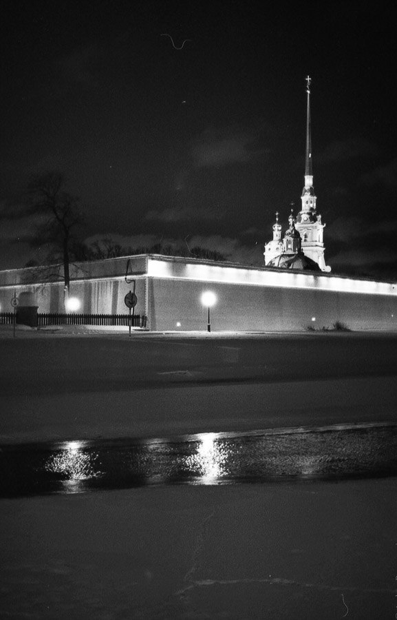Черно белый Санкт-Петербург